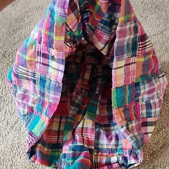 Ralph Lauren Baby Girl Patchwork Plaid Dress - Picture 4 of 7